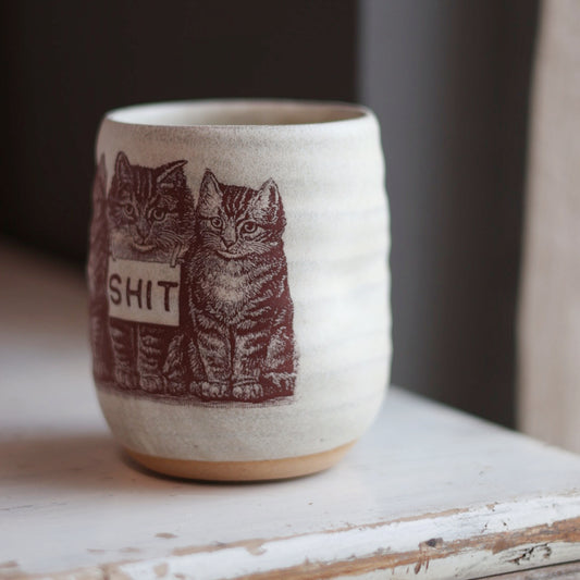 Shitten Everyday Tumbler in Cream