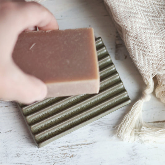 Soap Dish in Sage Green