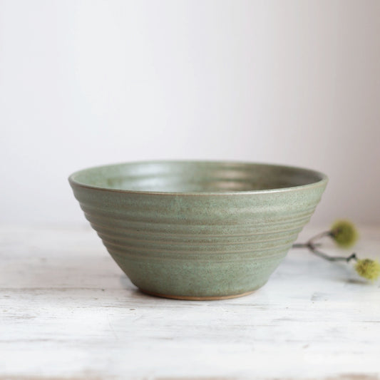 Serving Bowl in Sage Green
