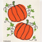 Pumpkins Swedish Dishcloth