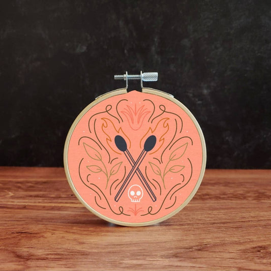 Embroidery Kit: Match Embroidery Kit