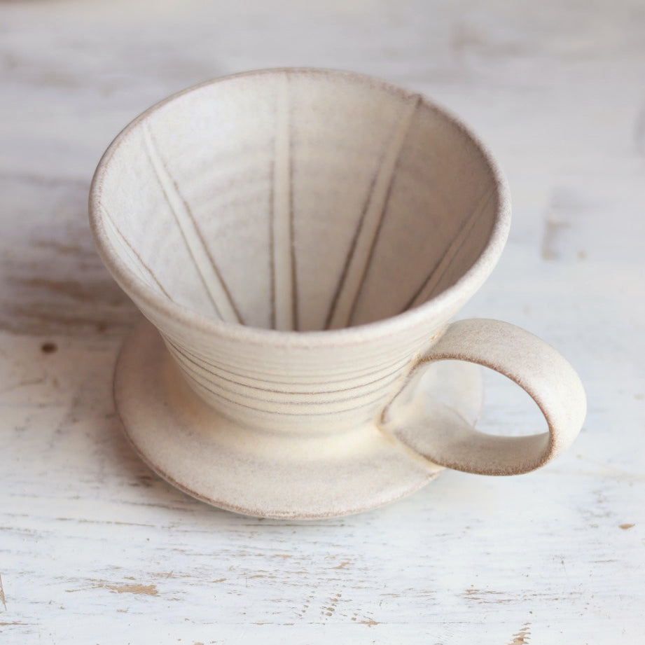 V60 Coffee Dripper - Fully Glazed in 2 Color Options