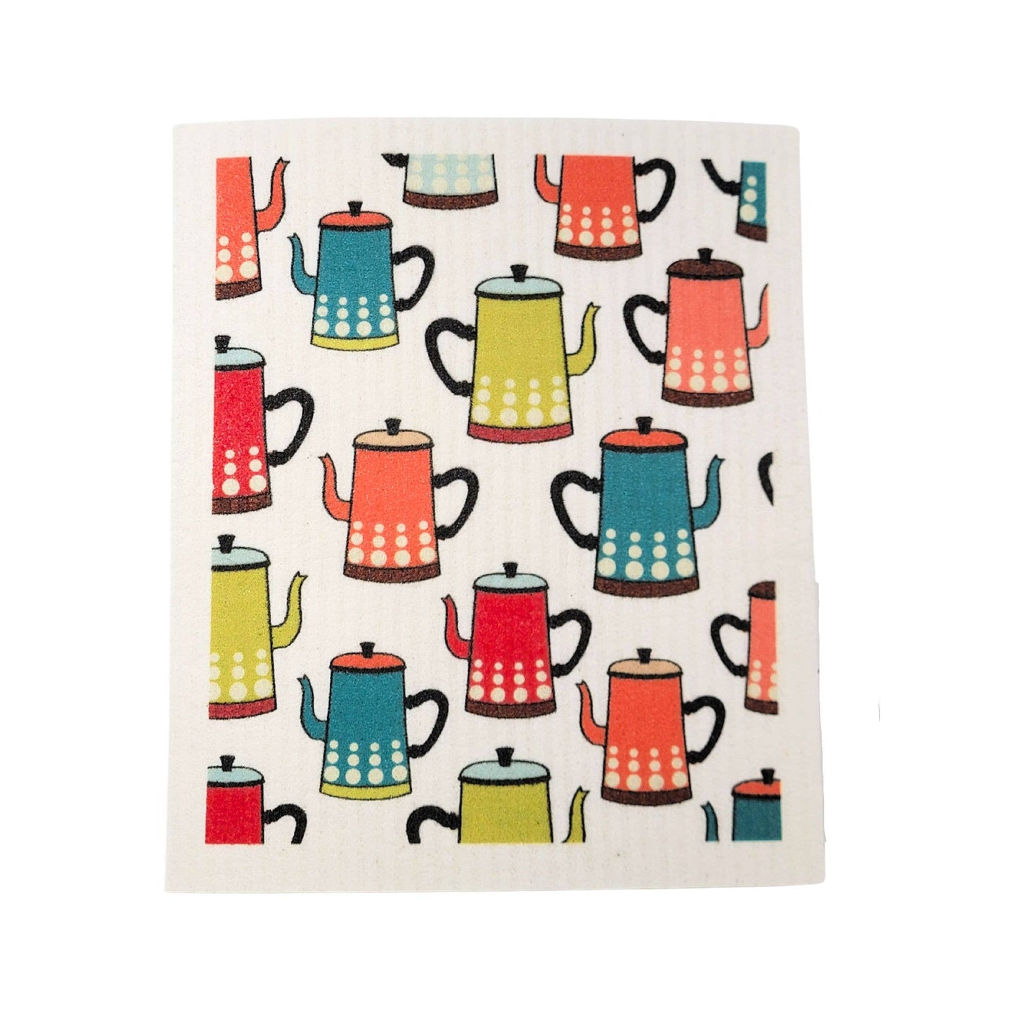 Tea Pot Swedish Dishcloth
