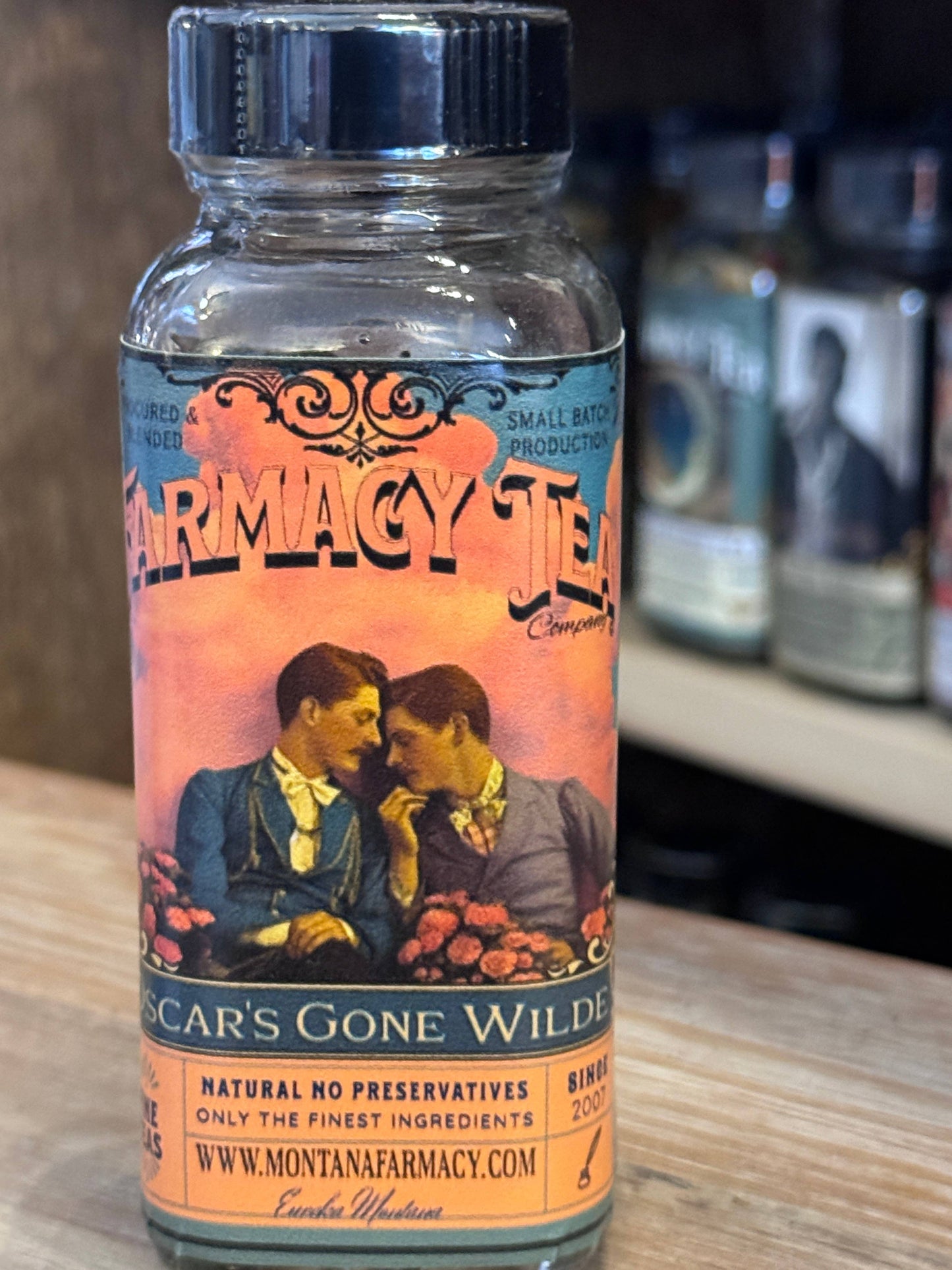 Oscars gone Wilde Poet Vintage Victorian Valentine Herbal Tea