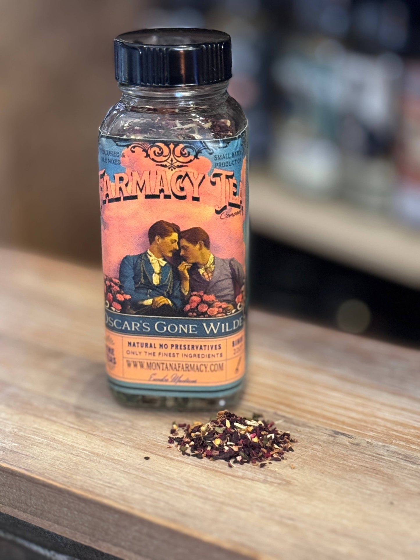 Oscars gone Wilde Poet Vintage Victorian Valentine Herbal Tea