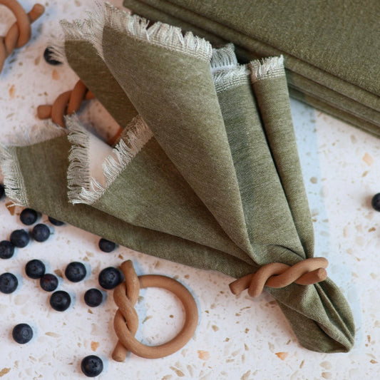Jade Olive Cloth Napkin