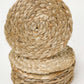 Natural Jute Braided Round Coaster 4 inch round