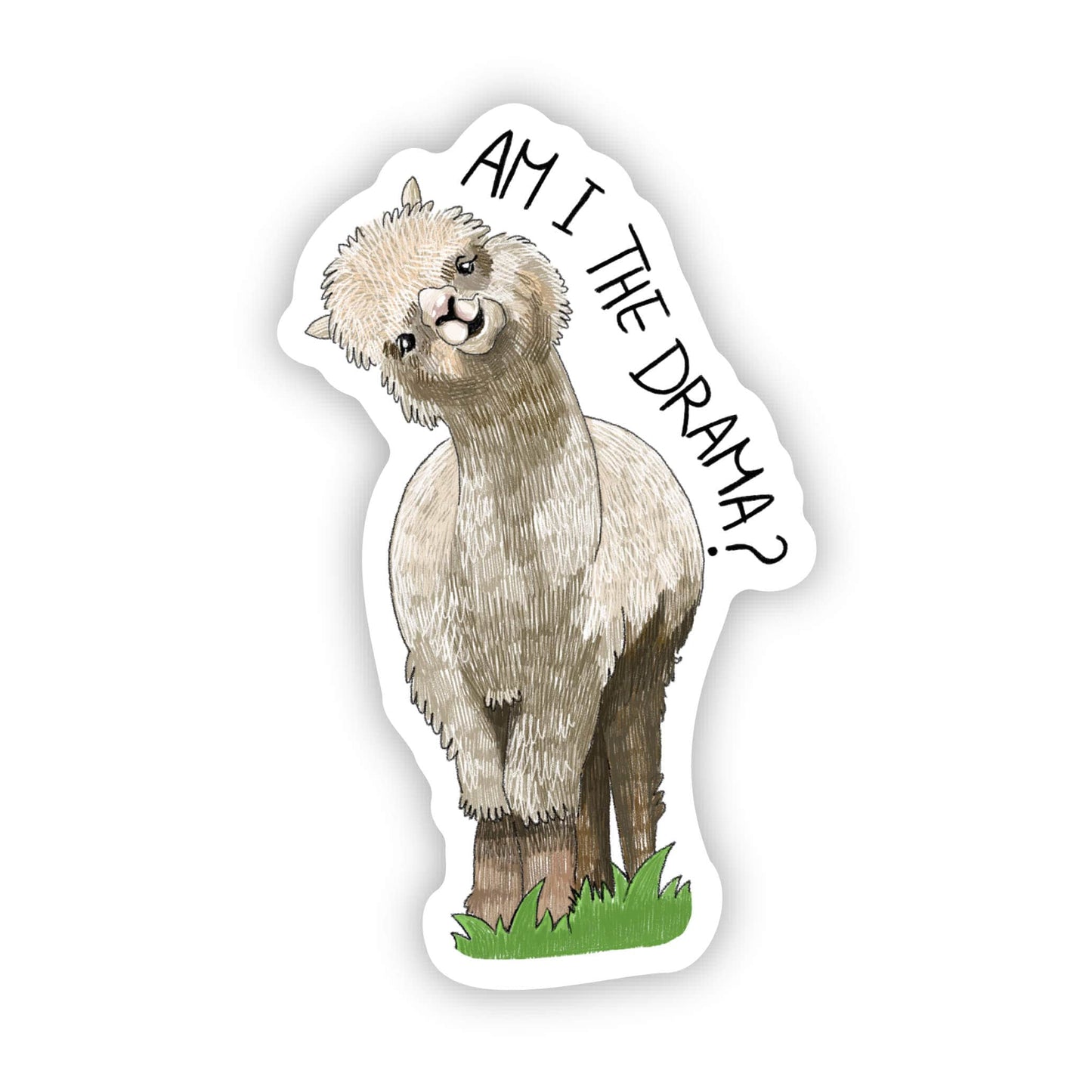 Am I The Drama? Llama Sticker