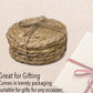 Natural Jute Braided Round Coaster 4 inch round
