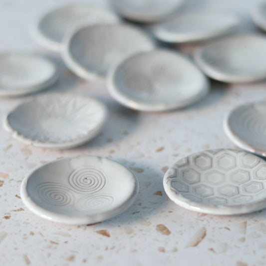 Artist Choice Tiny Dishes in White