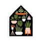 Houseplants Die Cut Sticker Worthwhile Paper 