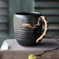 Black Medusa Mug - Medium | Handmade for Halloween