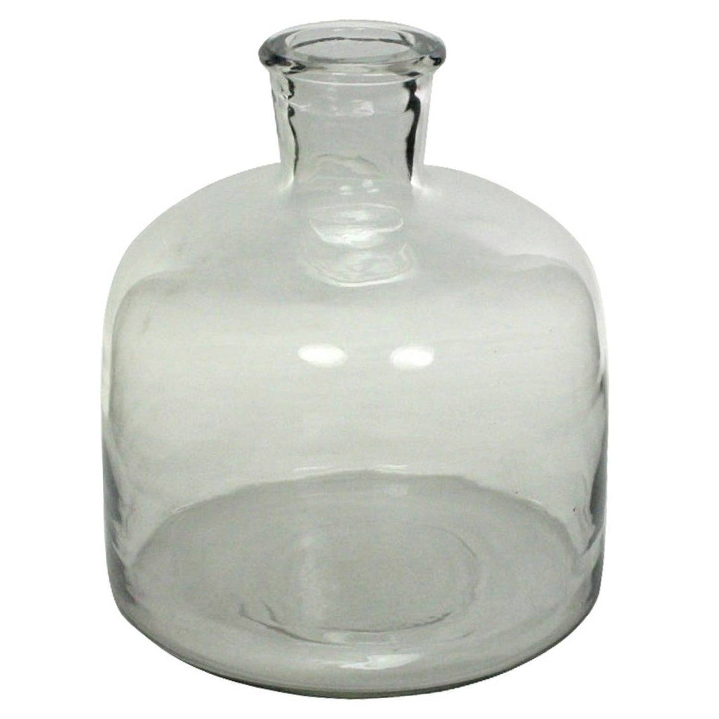 Milton Glass Bottle - Lrg - Clear HomArt